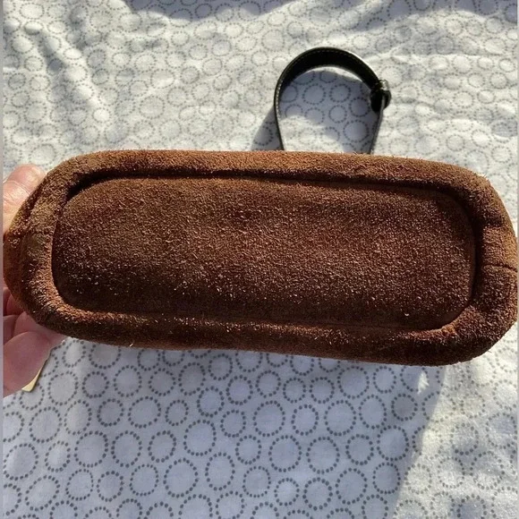 Vintage COACH Suede Hand Shoulder Bag MINTY! See Pics Ask Questions :)